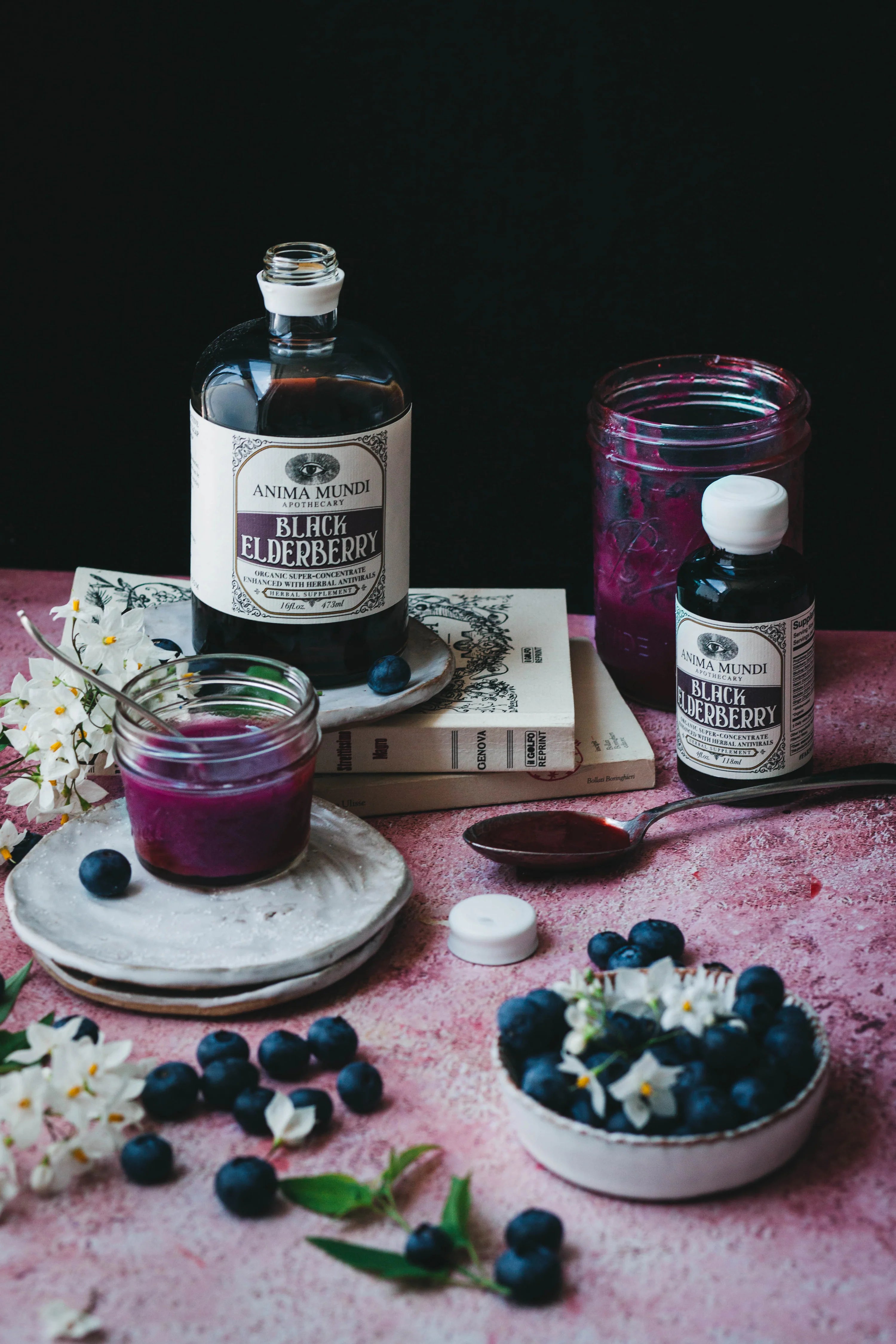 BLACK ELDERBERRY ELIXIR BY ANIMA MUNDI