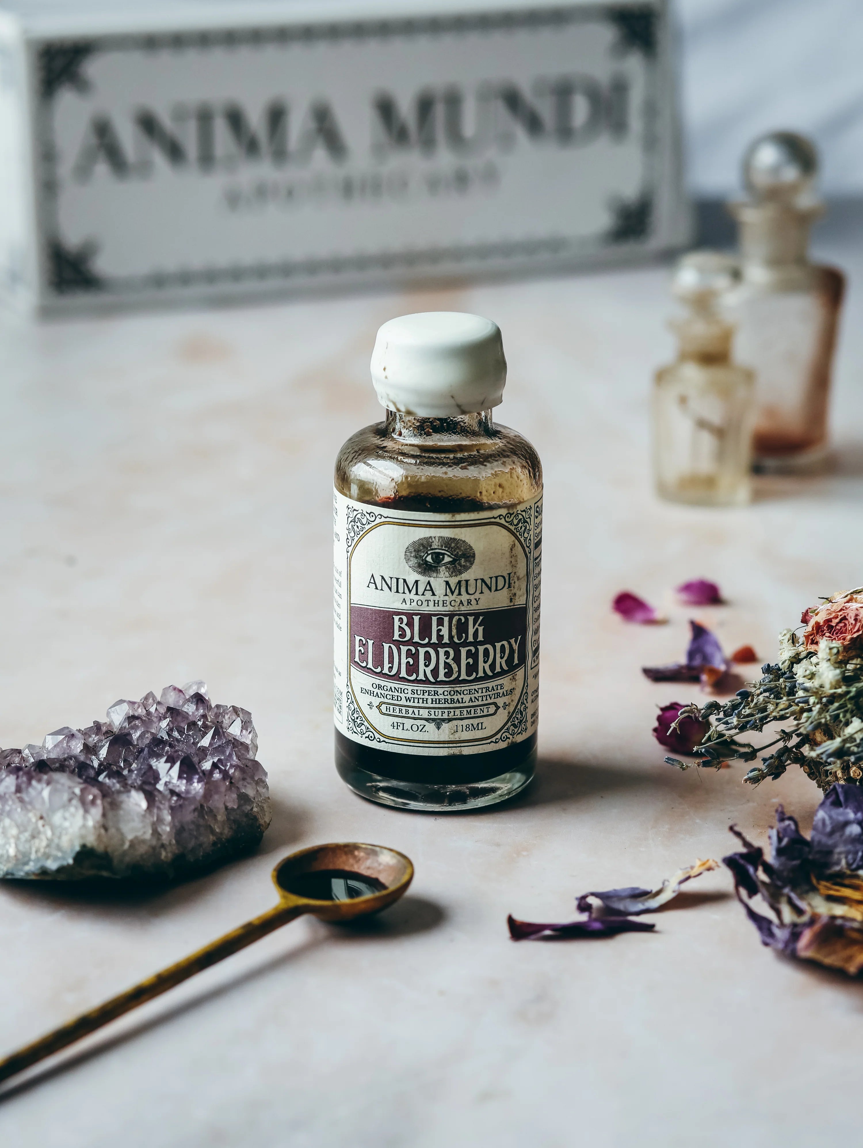 BLACK ELDERBERRY ELIXIR BY ANIMA MUNDI
