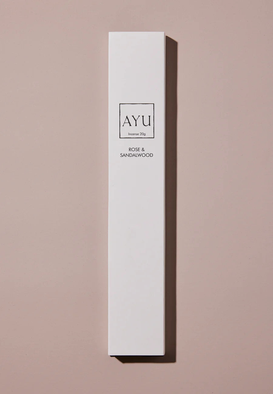 ROSE + SANDALWOOD INCENSE BY AYU