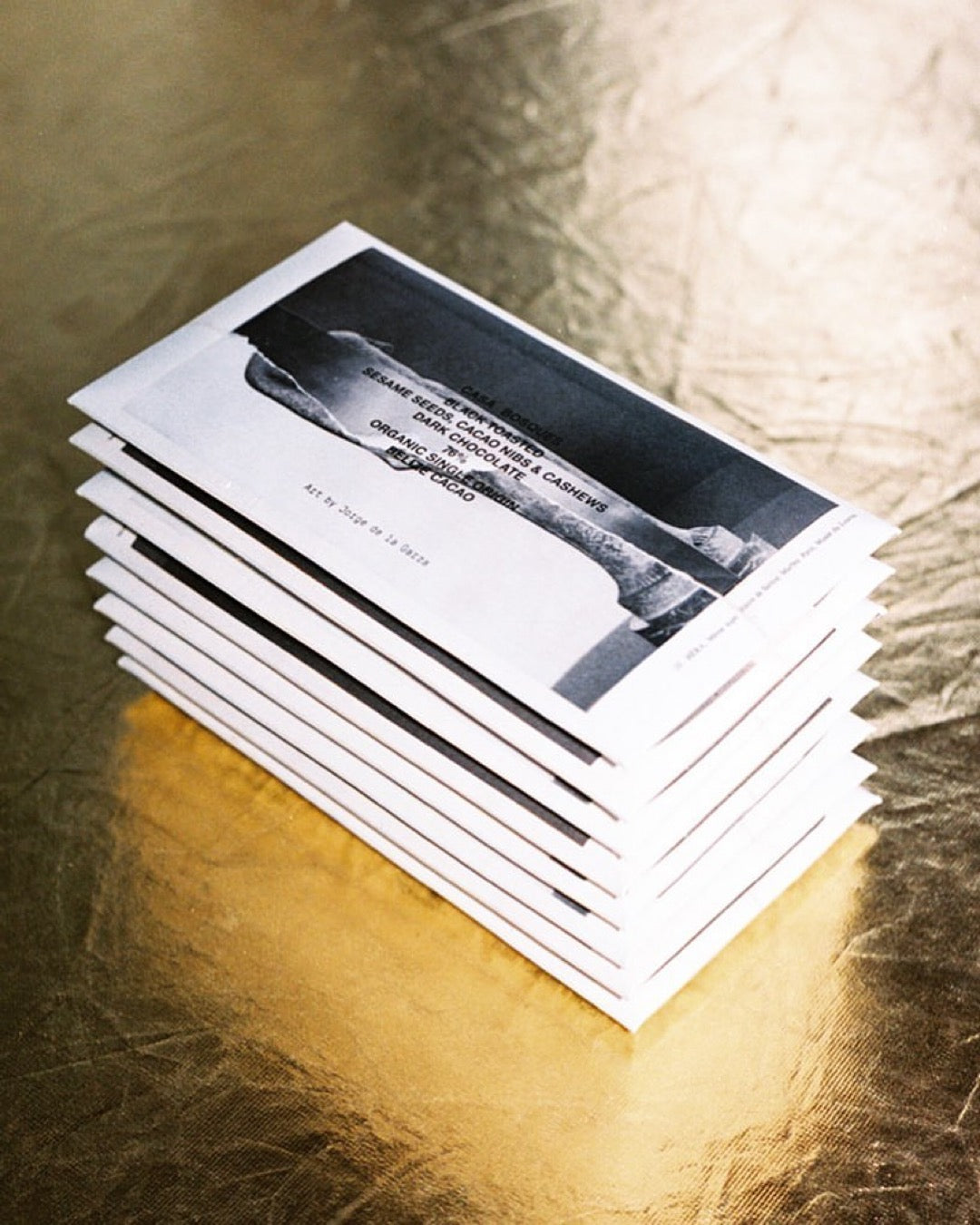 BLACK TOASTED SESAME + CACAO NIB DARK CHOCOLATE BY CASA BOSQUES