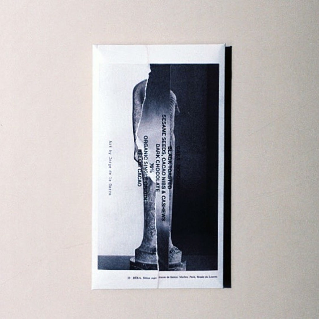 BLACK TOASTED SESAME + CACAO NIB DARK CHOCOLATE BY CASA BOSQUES