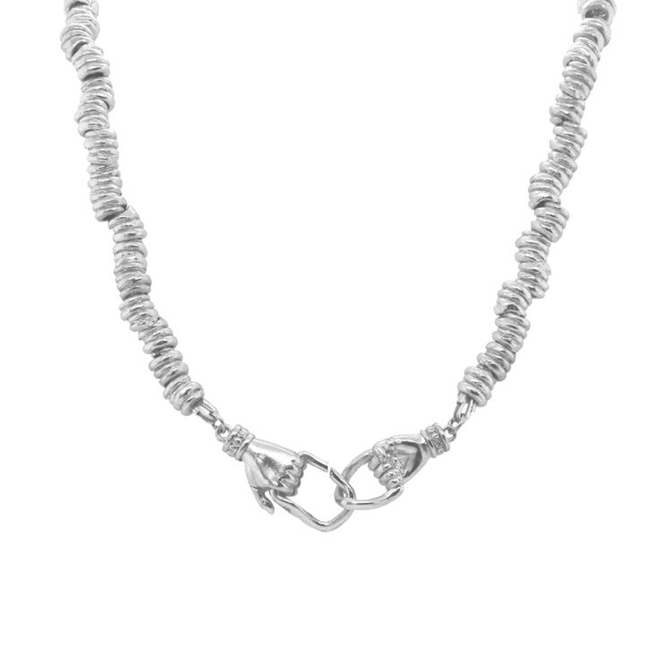 ANAHITA SILVER NECKLACE BY CLEOPATRA&