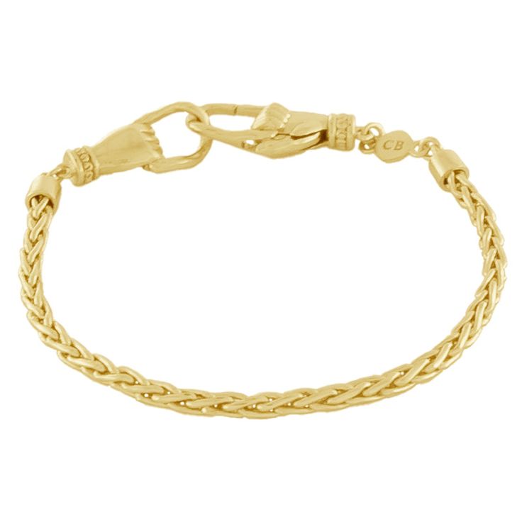 HANDMADE GOLD SNAKE BRACELET BY CLEOPATRA&
