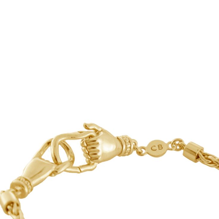 HANDMADE GOLD SNAKE BRACELET BY CLEOPATRA&