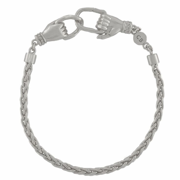 HANDMADE SILVER SNAKE BRACELET BY CLEOPATRA&