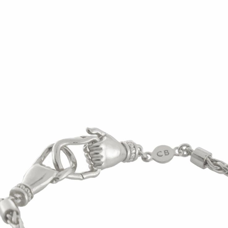 HANDMADE SILVER SNAKE BRACELET BY CLEOPATRA&