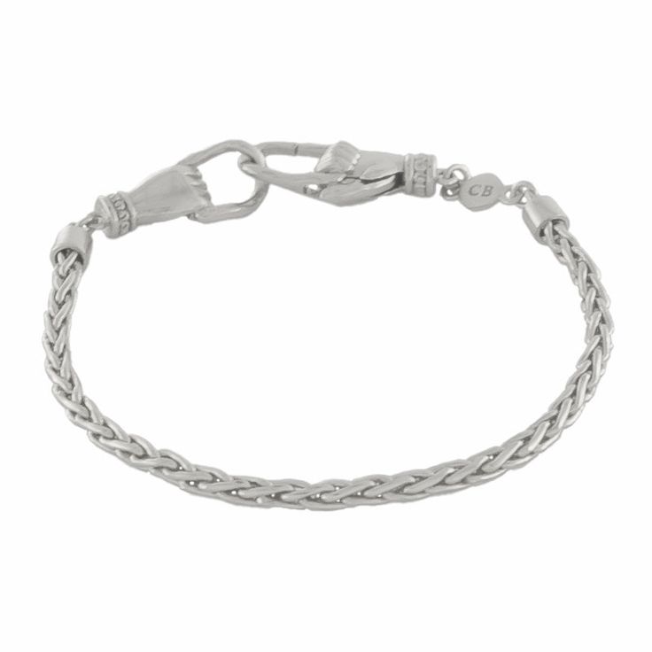 HANDMADE SILVER SNAKE BRACELET BY CLEOPATRA&