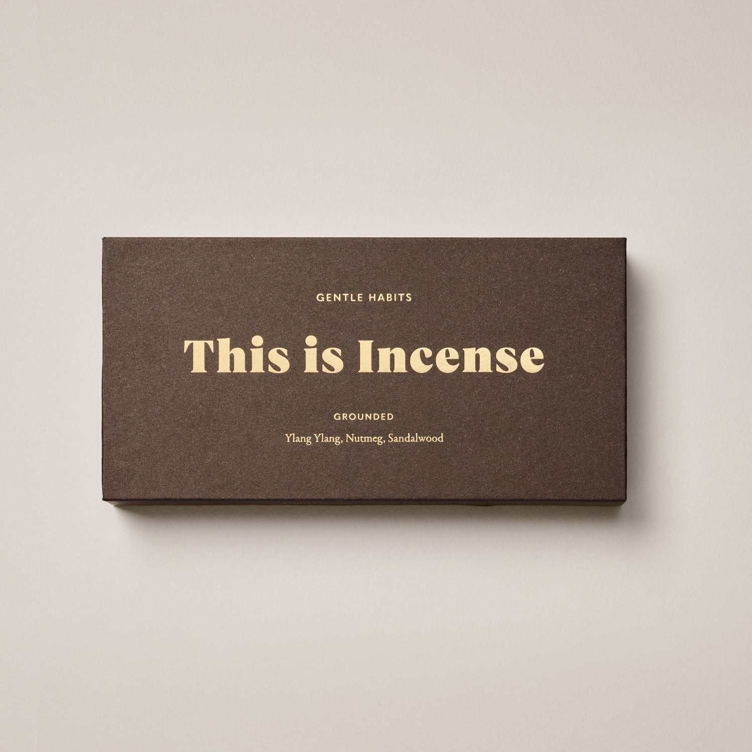 GROUNDED INCENSE BY GENTLE HABITS