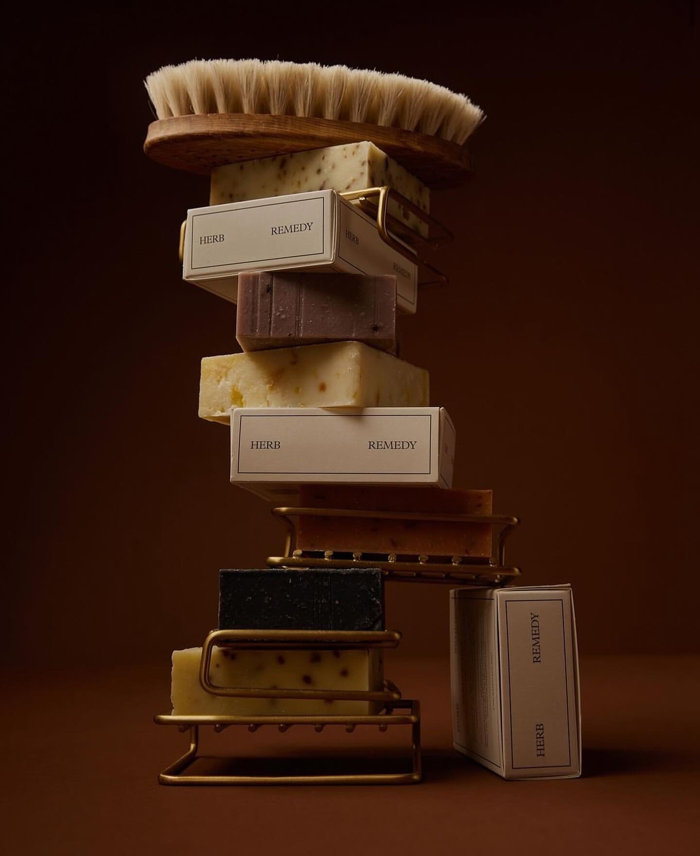 ROSE WITH RED CLAY + ALMOND OIL SOAP BAR BY HERB REMEDY