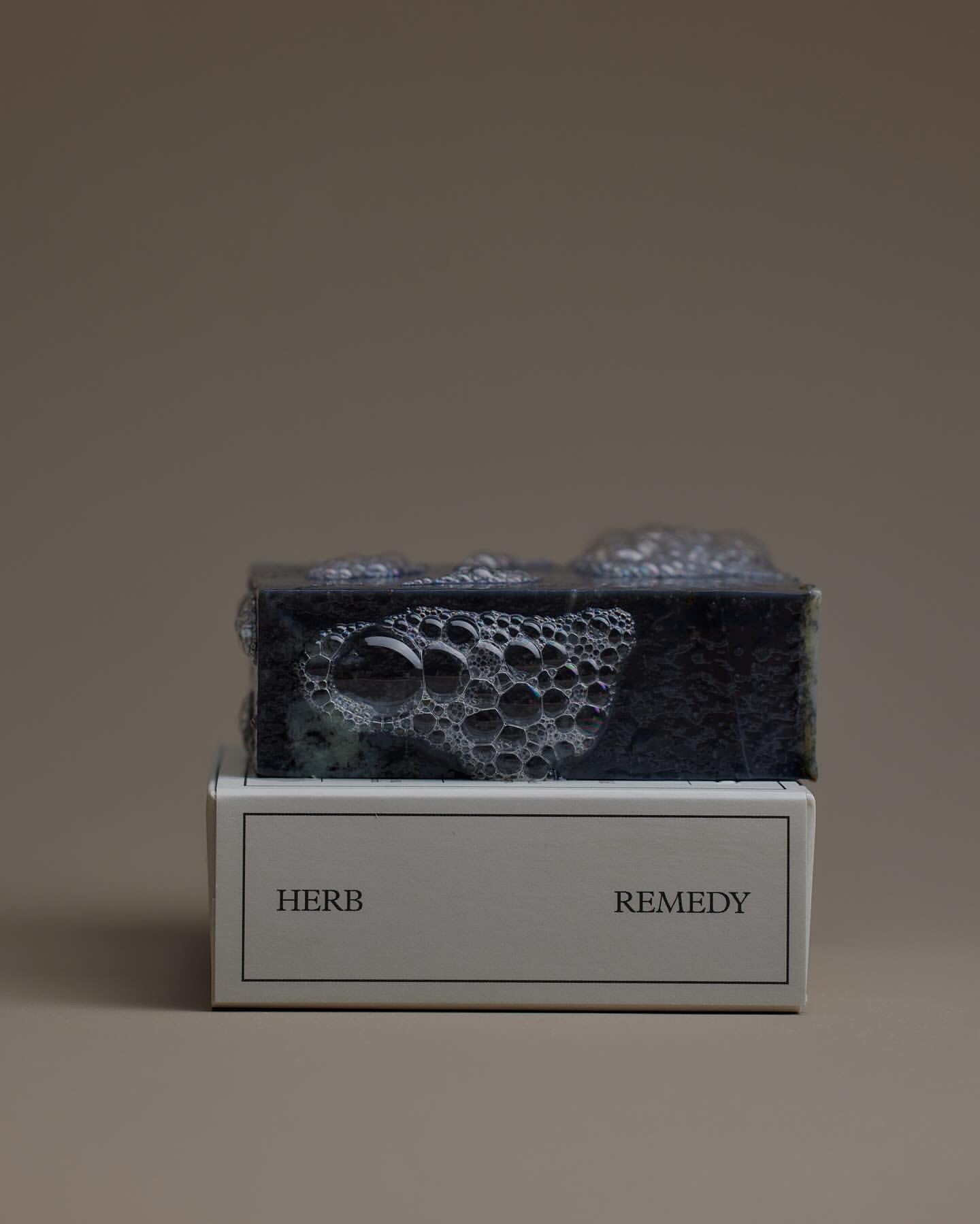 EUCALYPTUS WITH ACTIVATED COCONUT CHARCOAL SOAP BAR BY HERB REMEDY