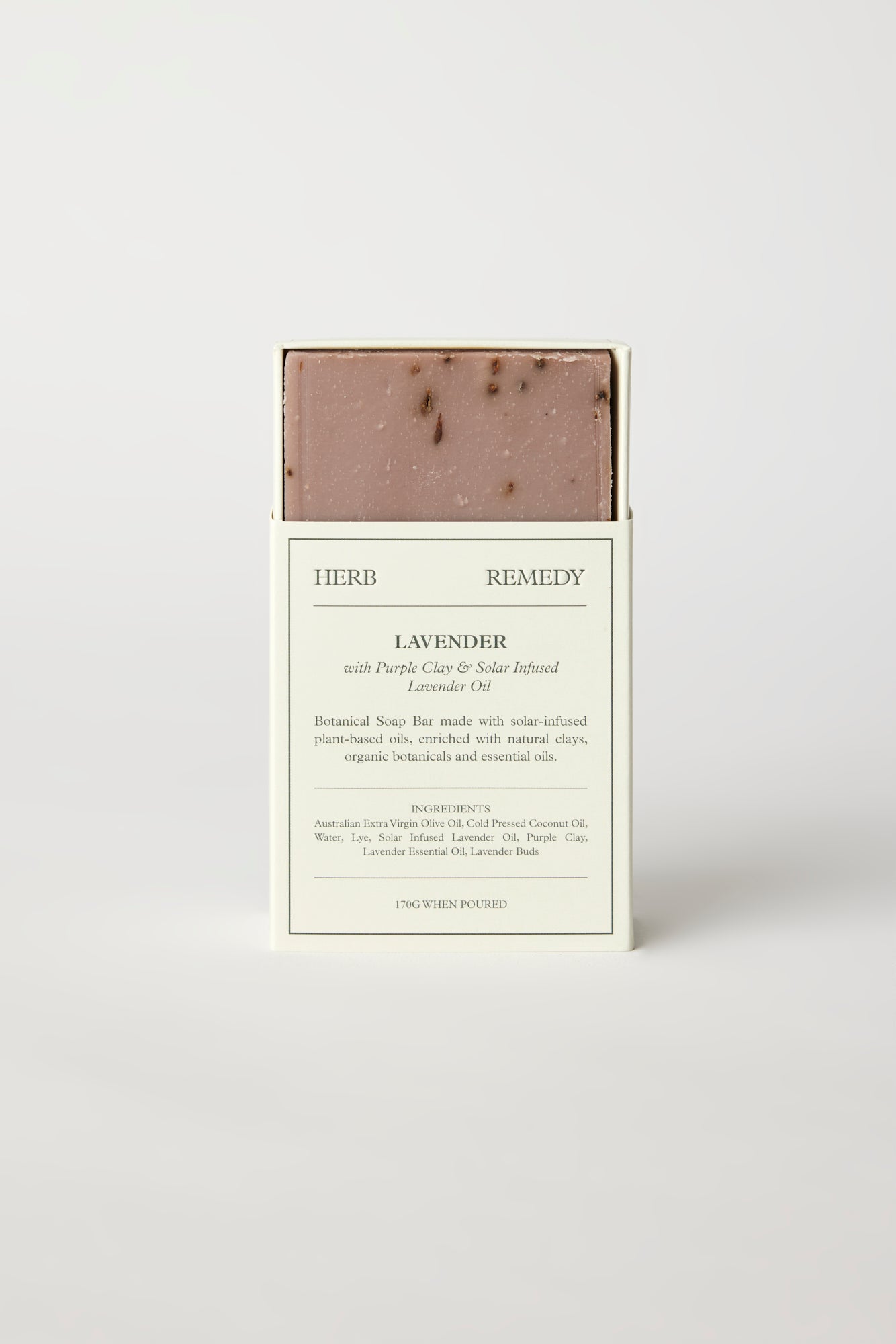 LAVENDER SOAP BAR BY HERB REMEDY