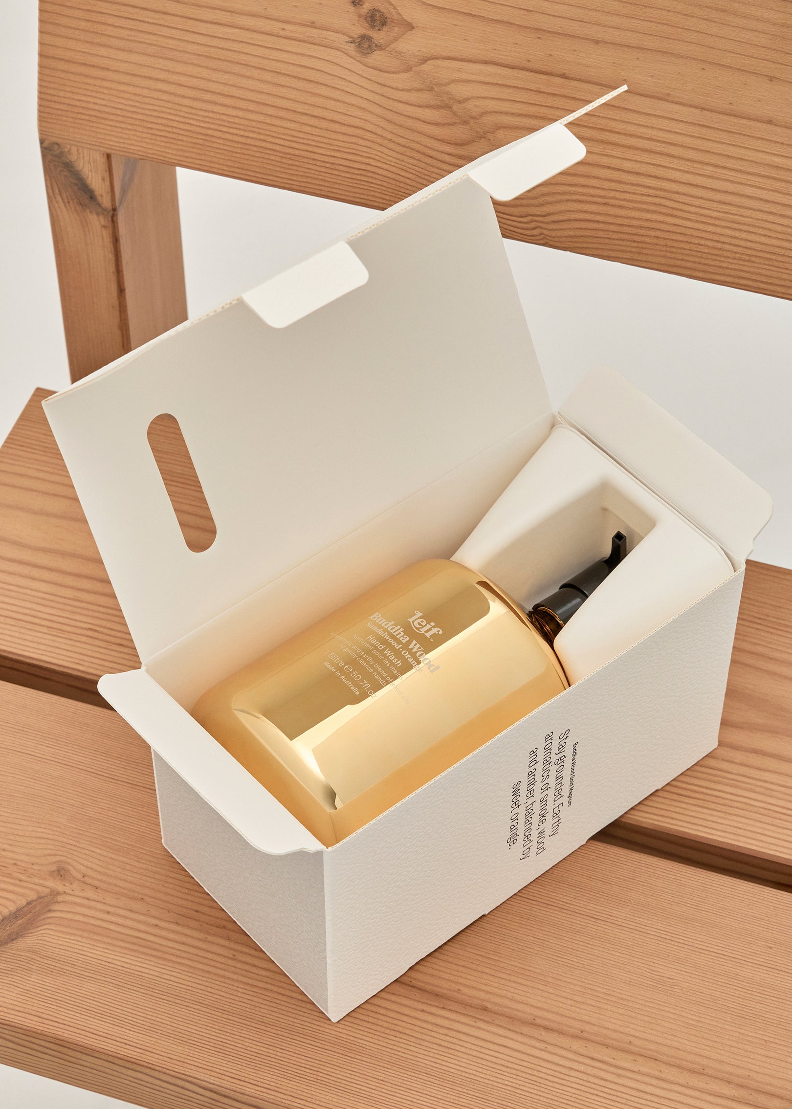 LIMITED EDITION GOLD LABEL BUDDHA WOOD HAND WASH BY LEIF