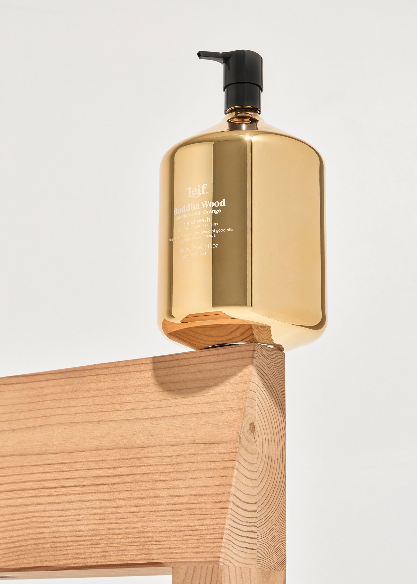 LIMITED EDITION GOLD LABEL BUDDHA WOOD HAND WASH BY LEIF