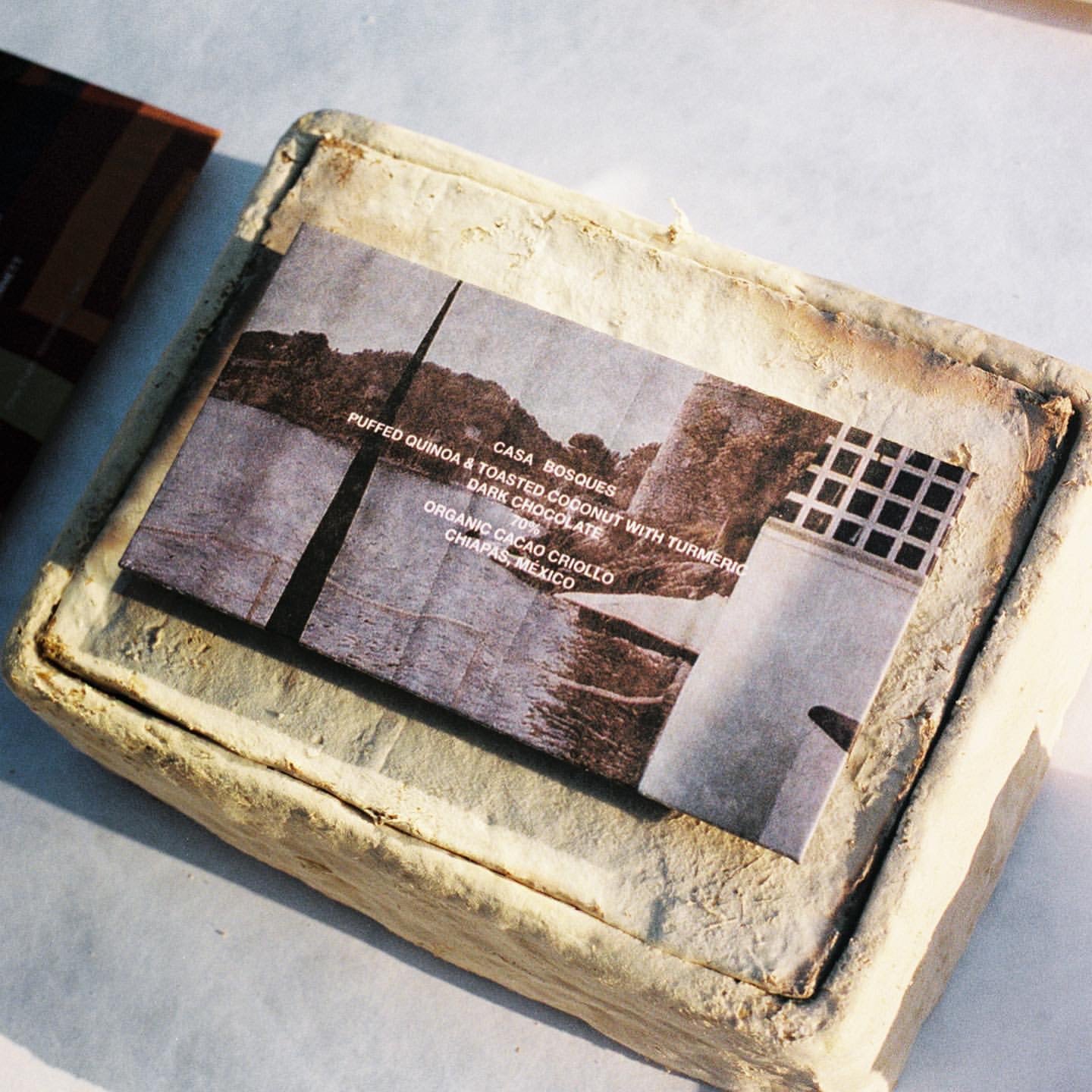 PUFFED QUINOA, COCONUT + TURMERIC DARK CHOCOLATE BY CASA BOSQUES