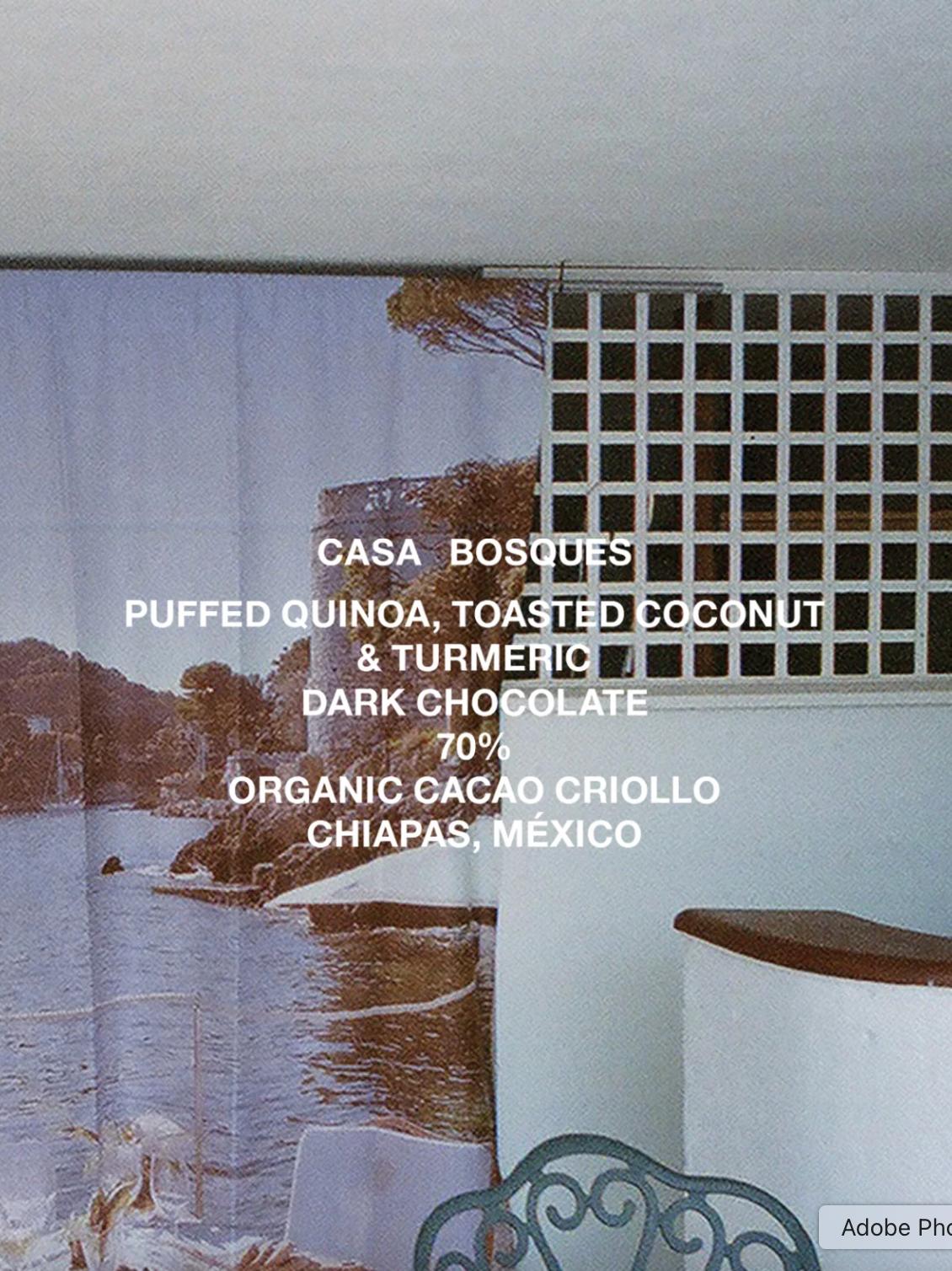 PUFFED QUINOA, COCONUT + TURMERIC DARK CHOCOLATE BY CASA BOSQUES