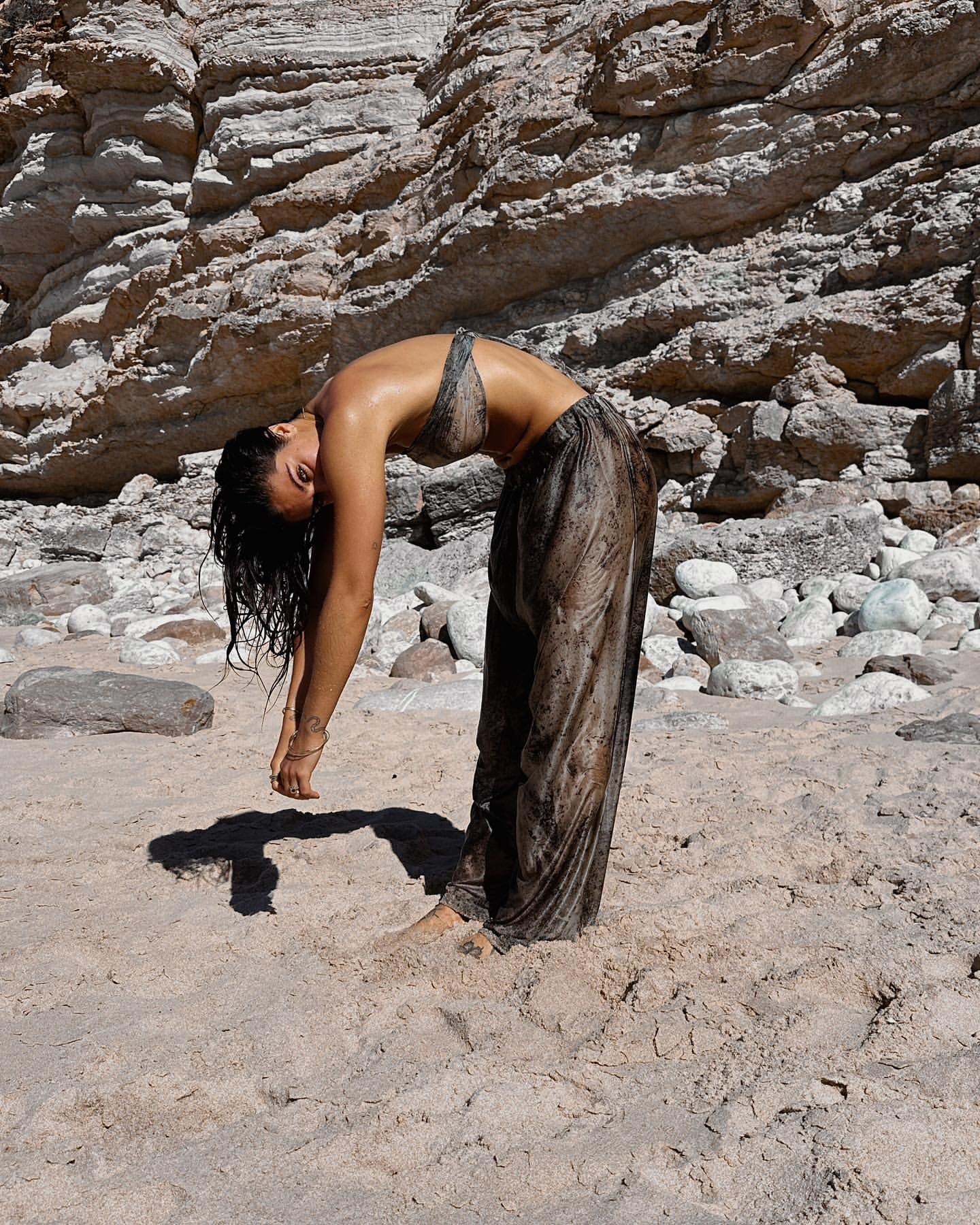 AYANA SILK PANT BY SOLTYS LABEL