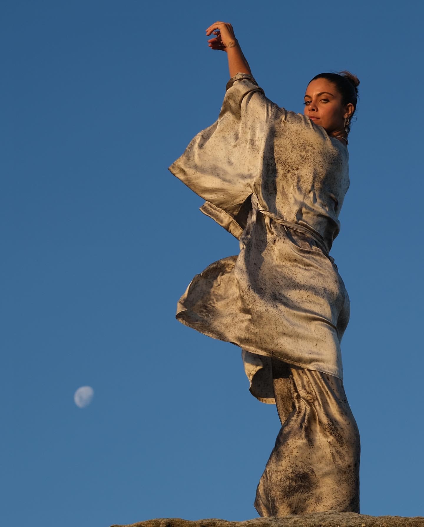 HRASITA SILK KIMONO BY SOLTYS LABEL