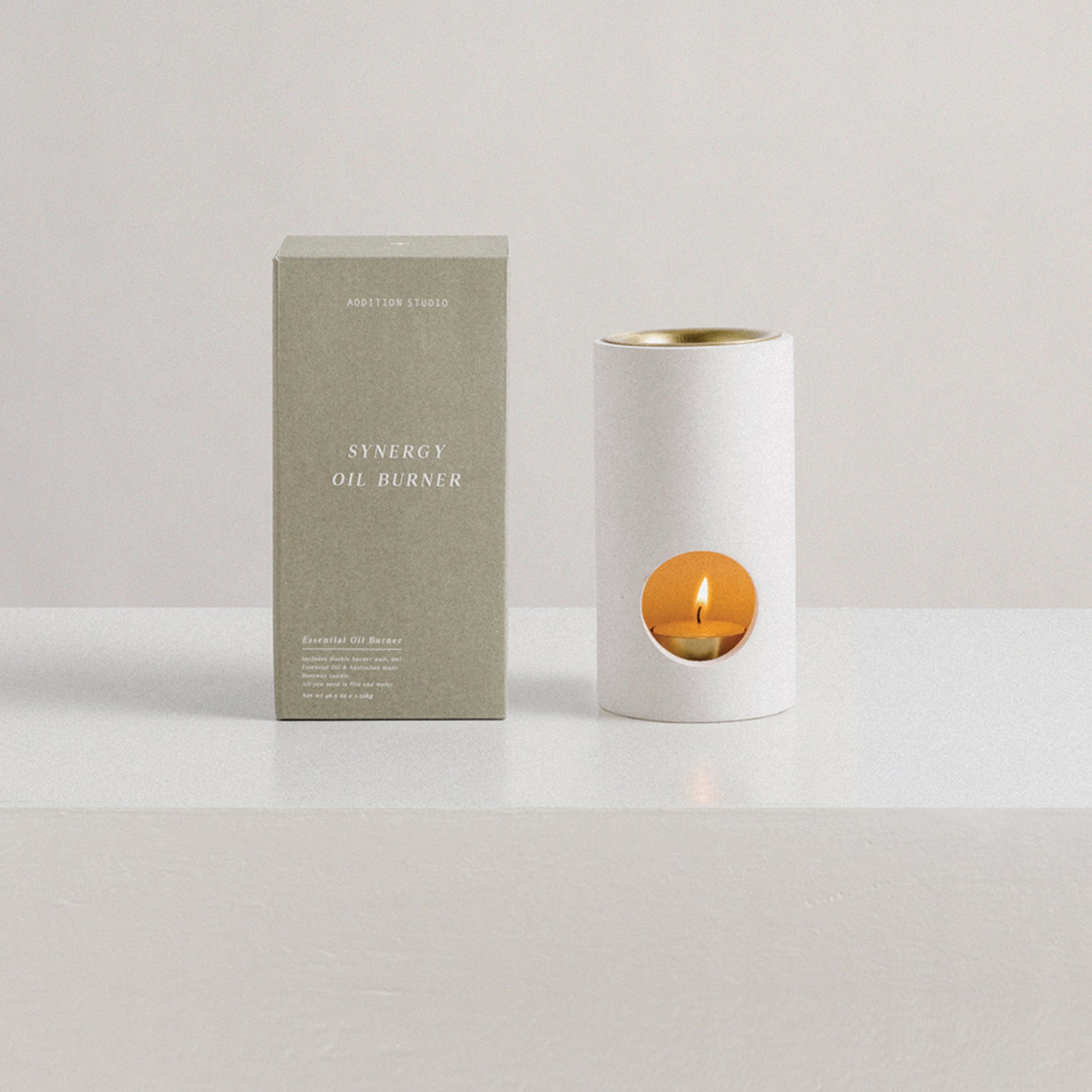 SYNERGY OIL BURNER IN LIMESTONE BY ADDITION STUDIO