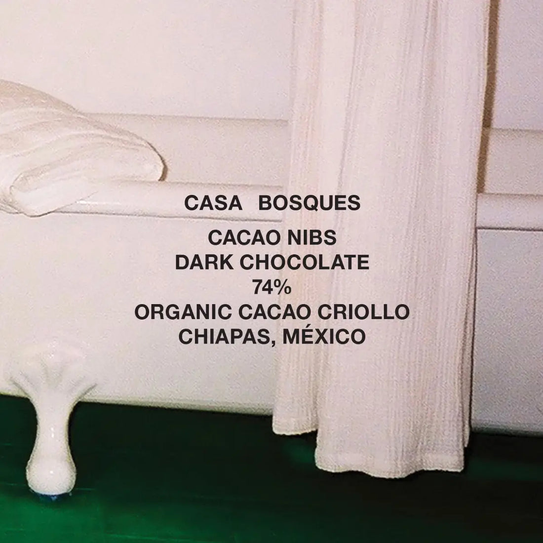 CACAO NIBS 74% DARK CHOCOLATE BY CASA BOSQUES