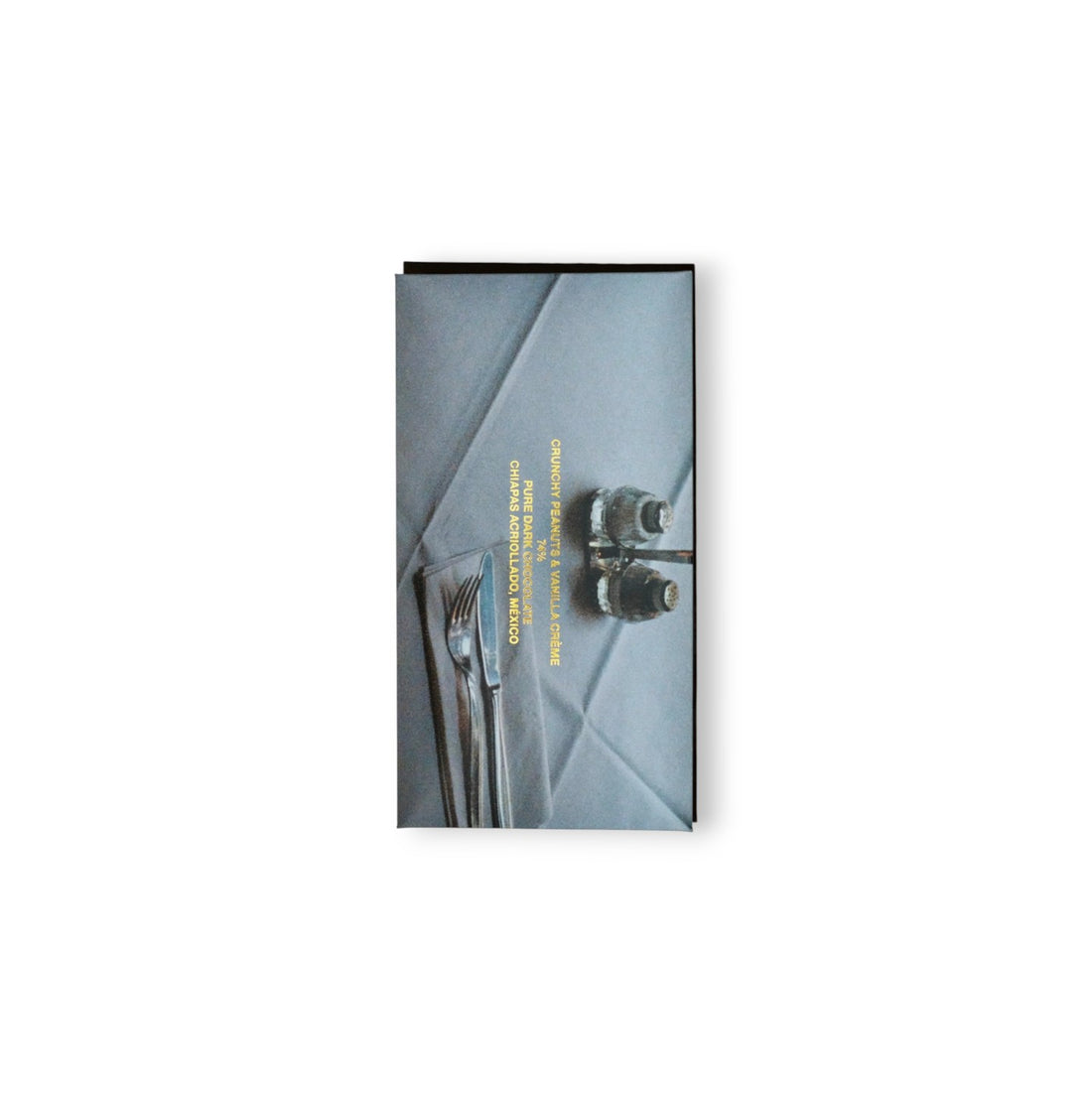 CRUNCHY PEANUTS + VANILLA CREME 74% DARK CHOCOLATE BY CASA BOSQUES