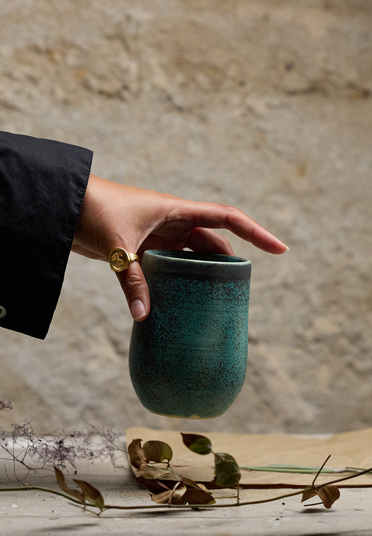 CERAMIC SPANISH CUP BY ANA MIRANDA CERAMICS