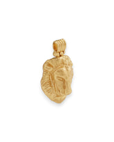 A side-facing gold lion&