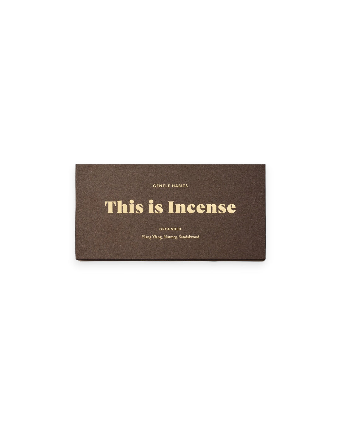 GROUNDED INCENSE BY GENTLE HABITS