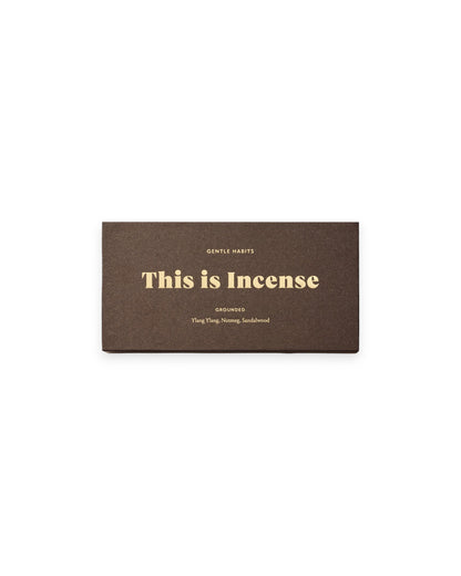 GROUNDED INCENSE BY GENTLE HABITS