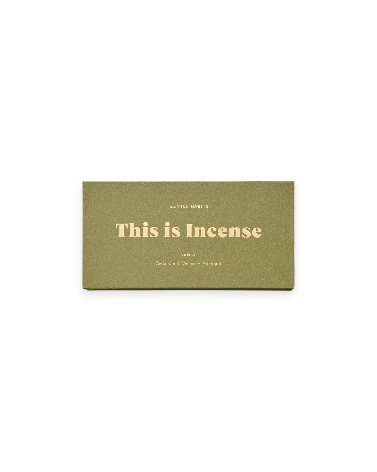 YAMBA INCENSE BY GENTLE HABITS