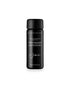A black cylindrical, glass bottle of Sodashi&