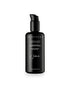 A black glass pump bottle of Sodashi&