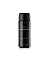 A black cylindrical bottle of Sodashi&