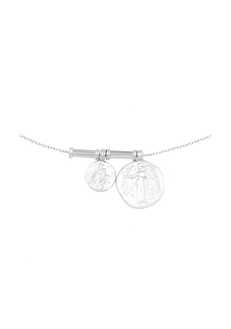 ANGELUS SILVER NECKLACE BY CLEOPATRA&