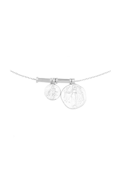 ANGELUS SILVER NECKLACE BY CLEOPATRA&