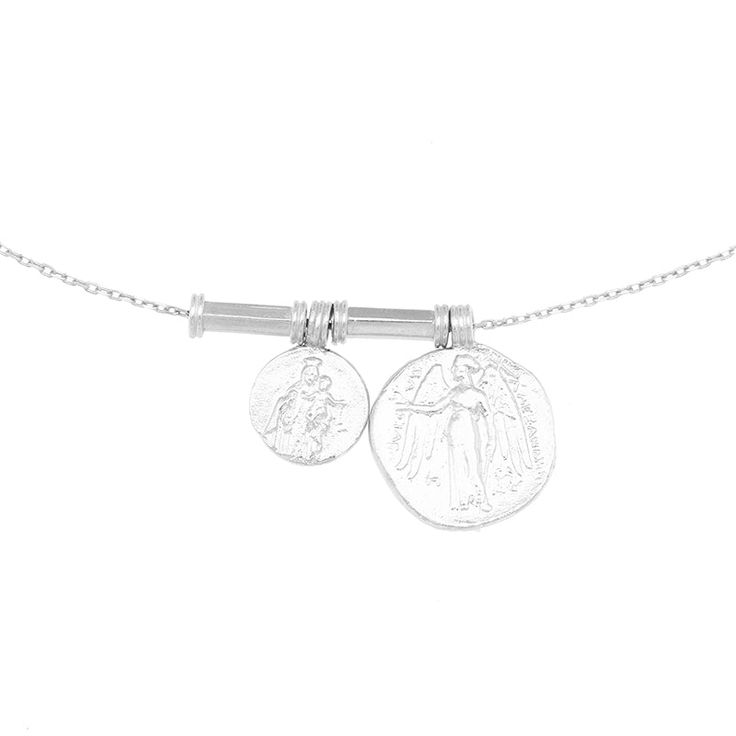 ANGELUS SILVER NECKLACE BY CLEOPATRA&