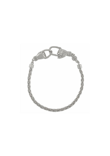 HANDMADE SILVER SNAKE BRACELET BY CLEOPATRA&