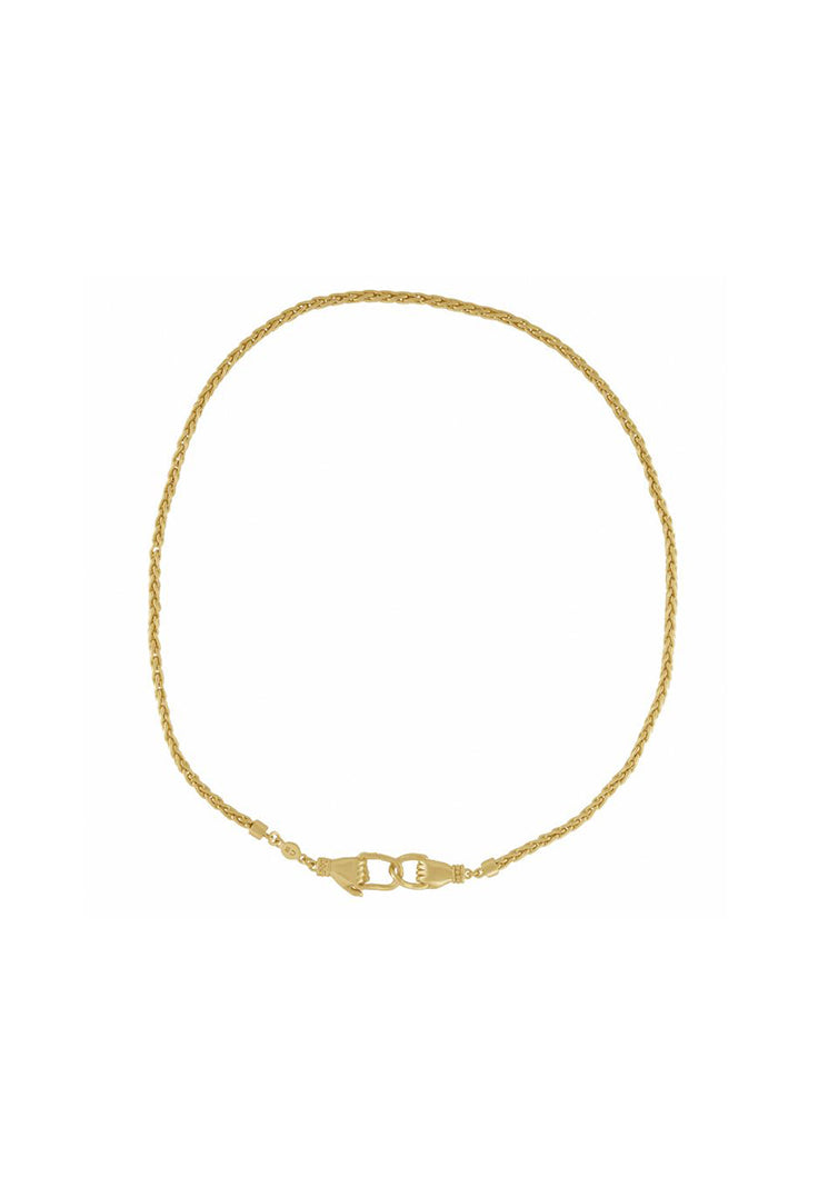 HANDMADE GOLD SNAKE CHAIN BY CLEOPATRA&