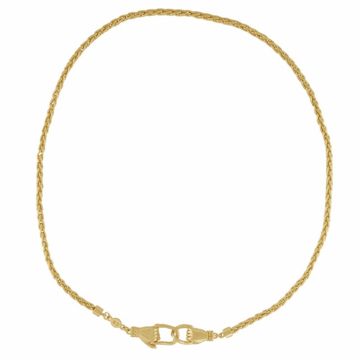 HANDMADE GOLD SNAKE CHAIN BY CLEOPATRA&