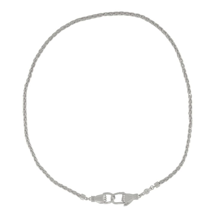 HANDMADE SILVER SNAKE CHAIN BY CLEOPATRA&
