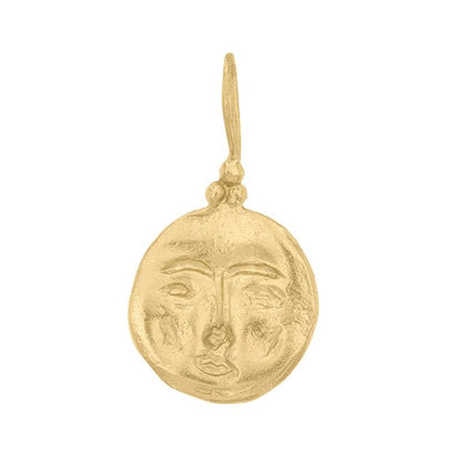 MOON FACE PENDANT NECKLACE BY CLEOPATRA&