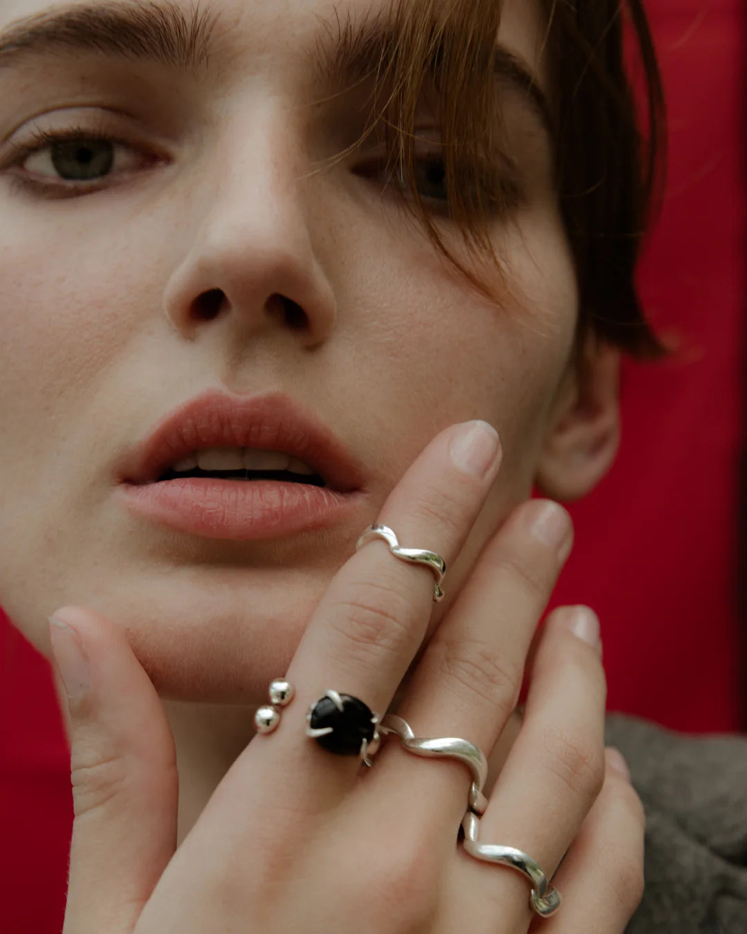 ACCORD ONYX GEMSTONE RING BY F+H STUDIOS