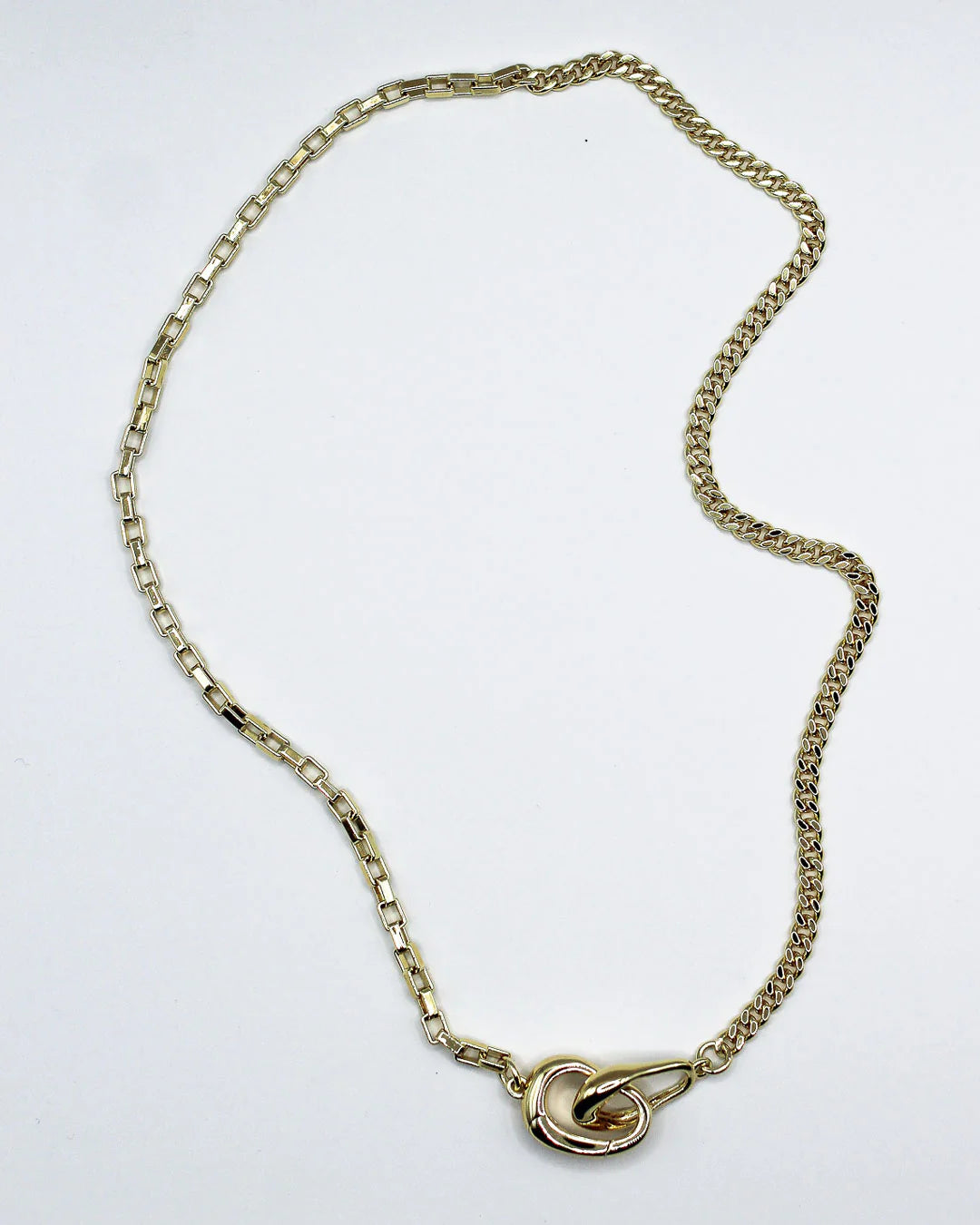 BEATBOX MIXED CHAIN NECKLACE BY F+H STUDIOS