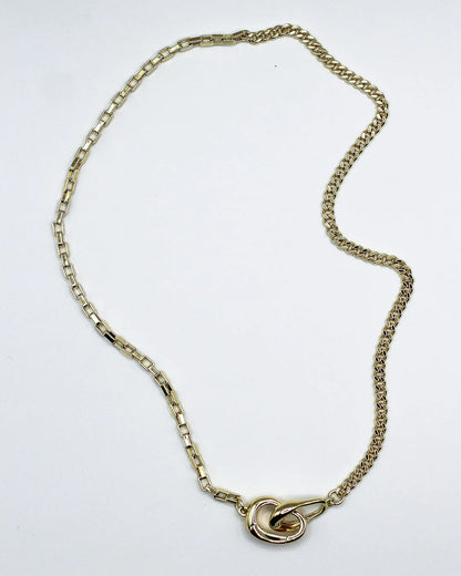 BEATBOX MIXED CHAIN NECKLACE BY F+H STUDIOS