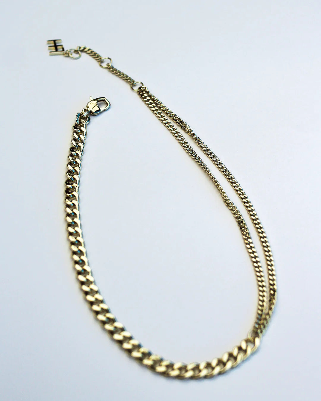 AMPLIFY DOUBLE CURB CHAIN CHOKER BY F+H STUDIOS