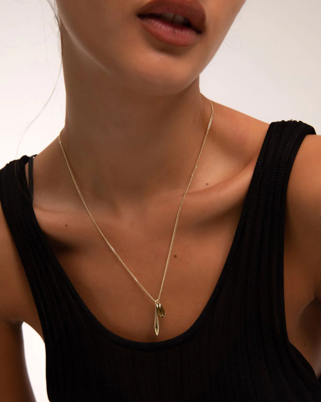 DUET DROPLET CHARM NECKLACE BY F+H STUDIOS