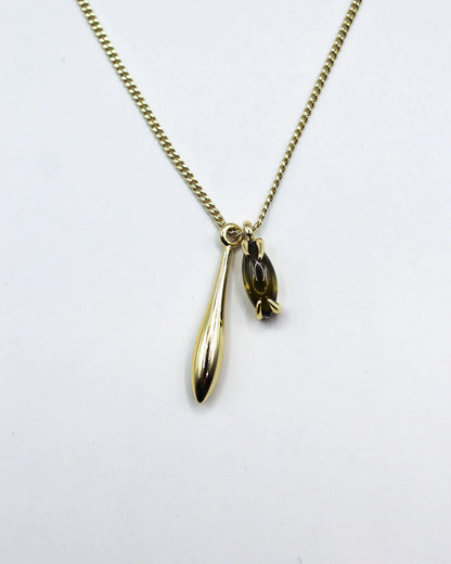 DUET DROPLET CHARM NECKLACE BY F+H STUDIOS