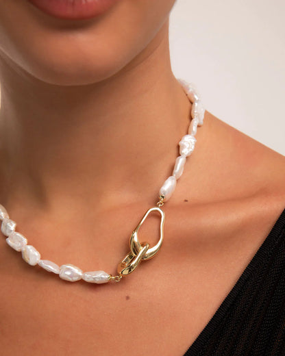 FOUNDATION PEARL NECKLACE BY F+H STUDIOS