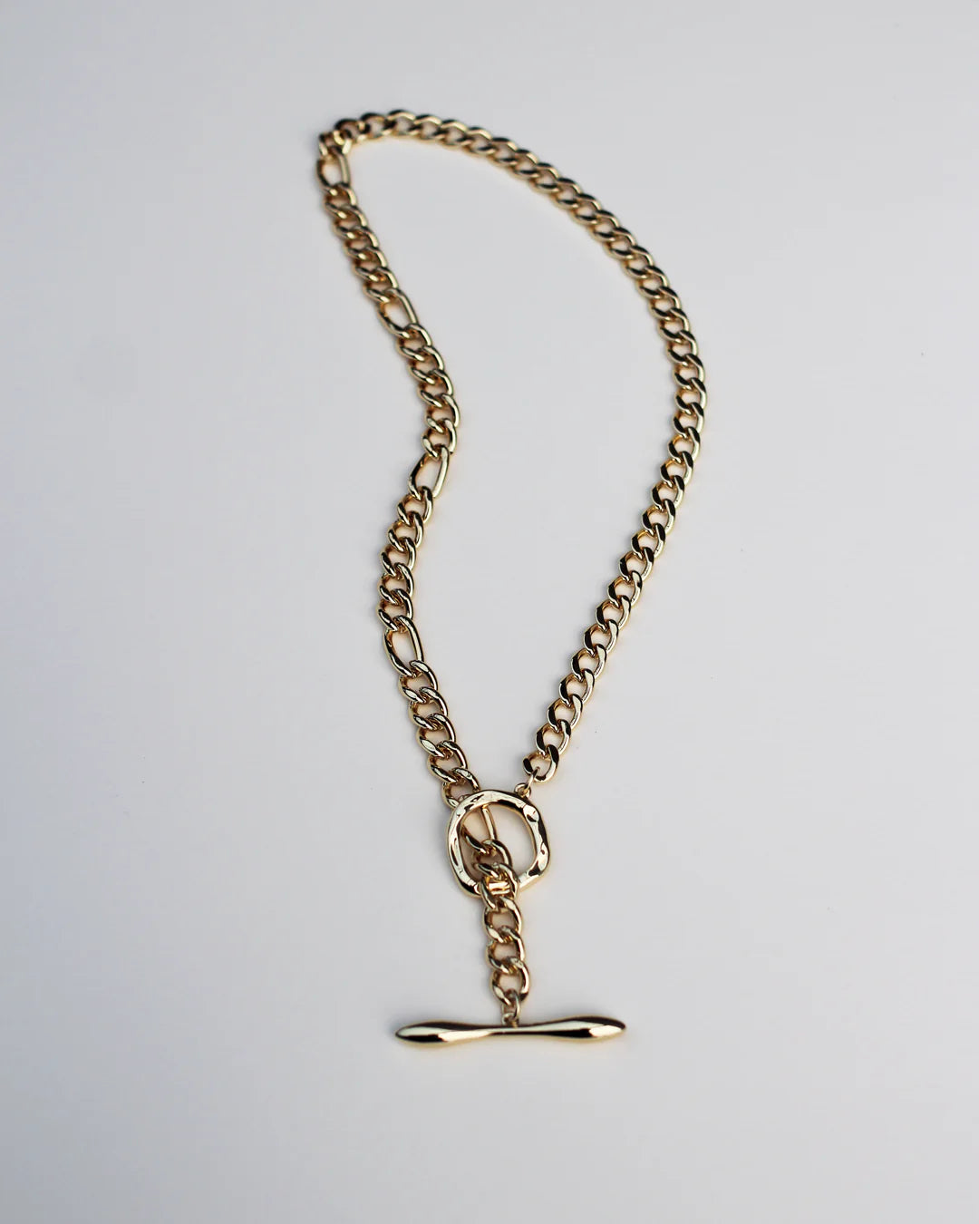 MIXED FOB CHAIN NECKLACE BY F+H STUDIOS