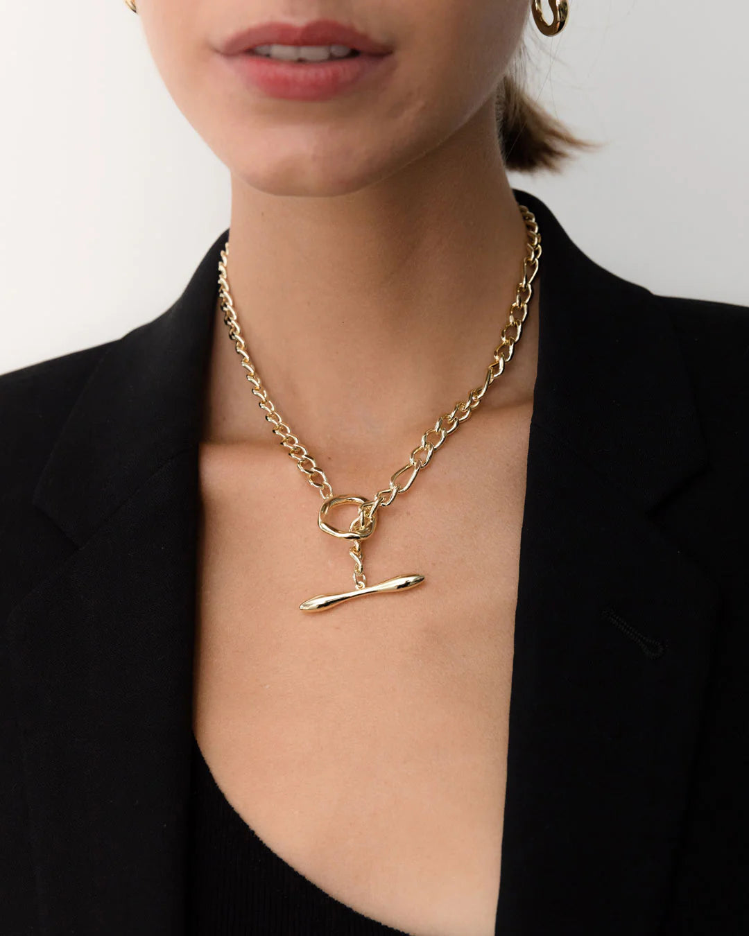 MIXED FOB CHAIN NECKLACE BY F+H STUDIOS