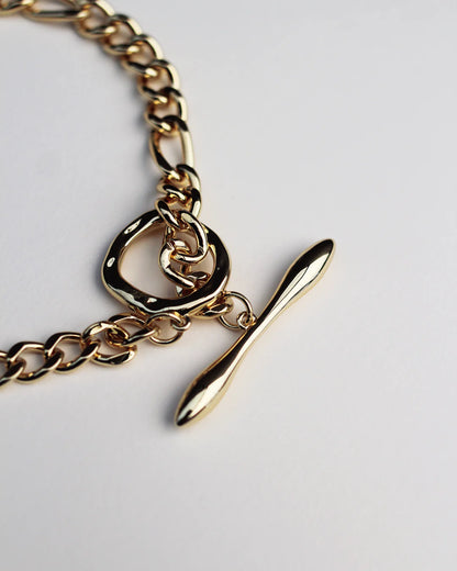 MIXED FOB CHAIN NECKLACE BY F+H STUDIOS